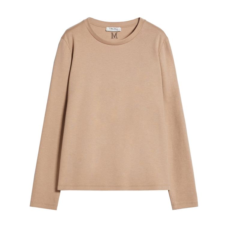 'S Max Mara DUCCIO Jersey T-shirt, Camel